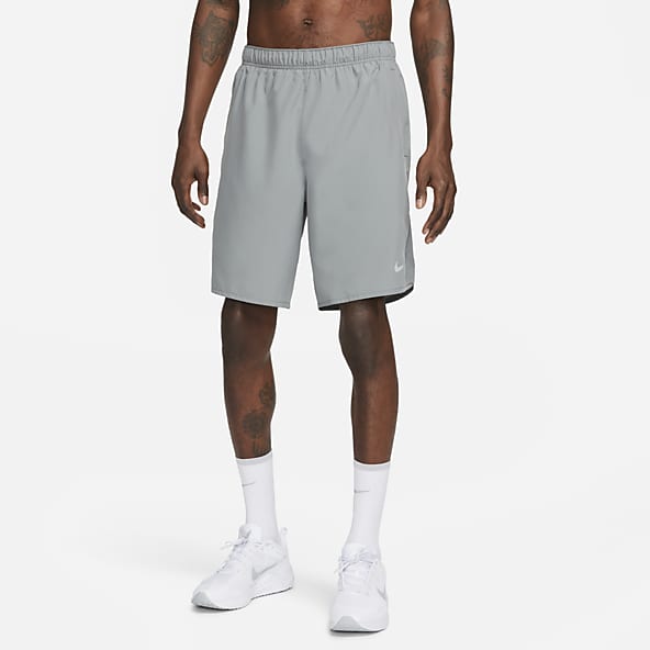 Grey nike jogger shorts top